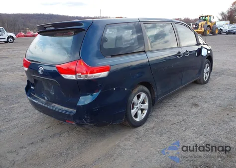 2011 Toyota Sienna from USA, damaged, VIN 5TDKA3DC6BS001746